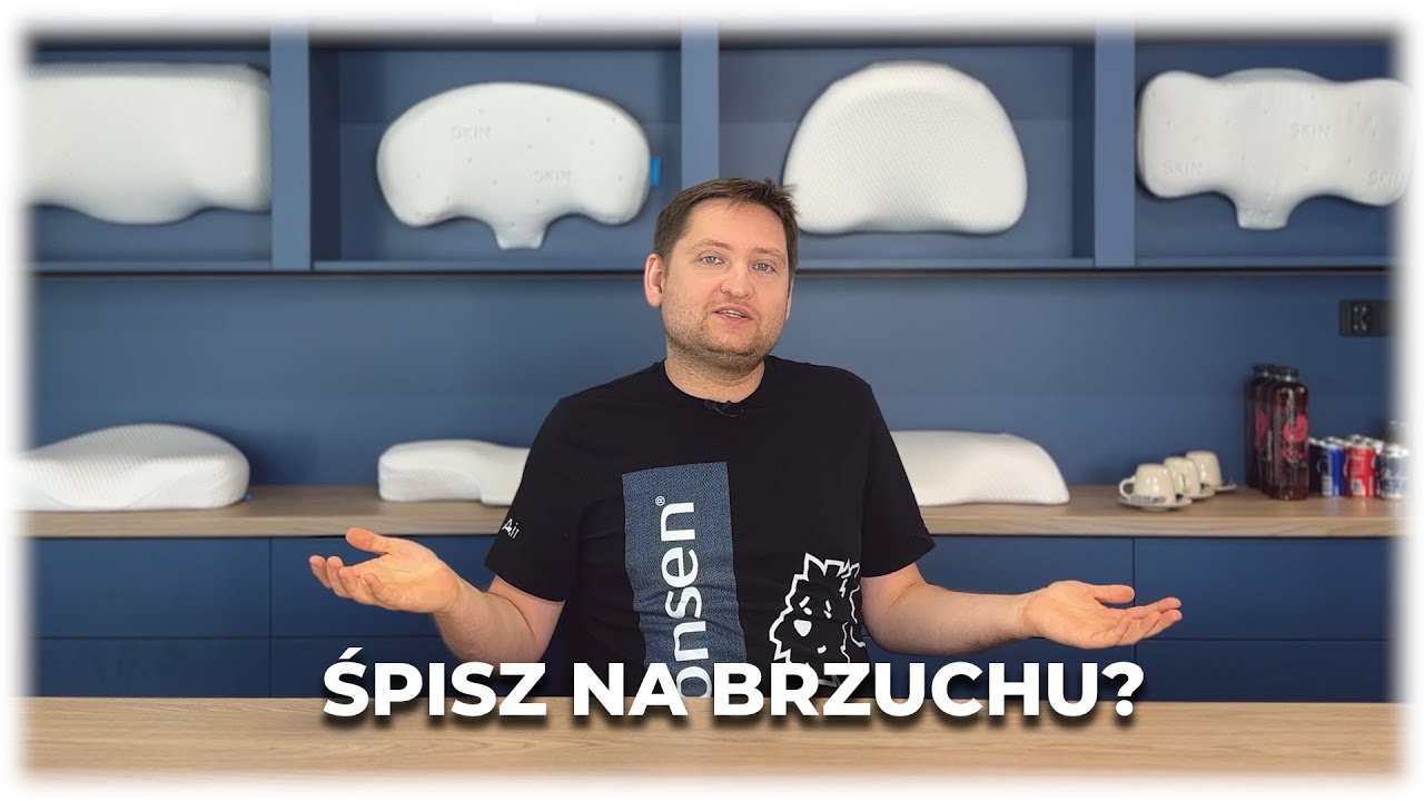Jak spać na brzuchu? Jaką wybrać do tego poduszkę? #poduszka #poduszki #spanie #sypialnia #sen