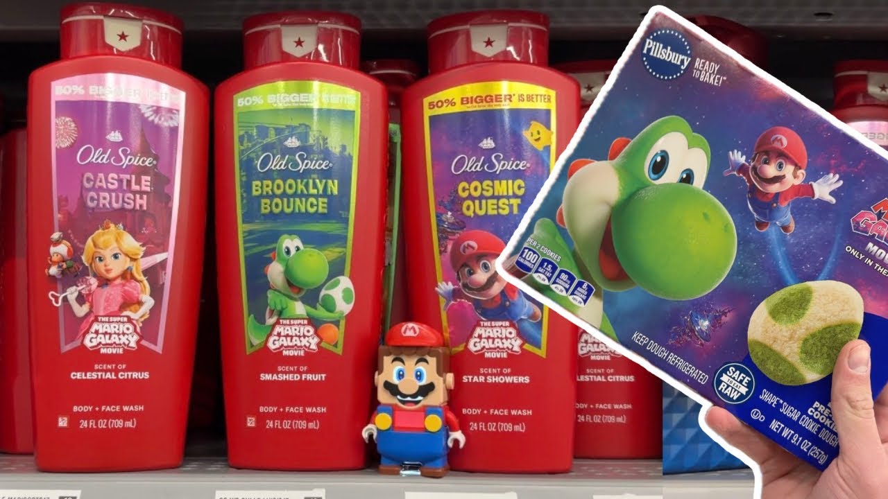Hunting For Super Mario Galaxy Movie Merch With LEGO Mario!