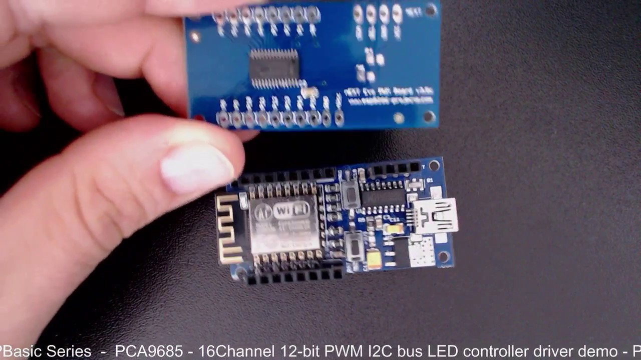 ESP Basic - PCA9685 - 16 bit PWM LED driver - Part 1