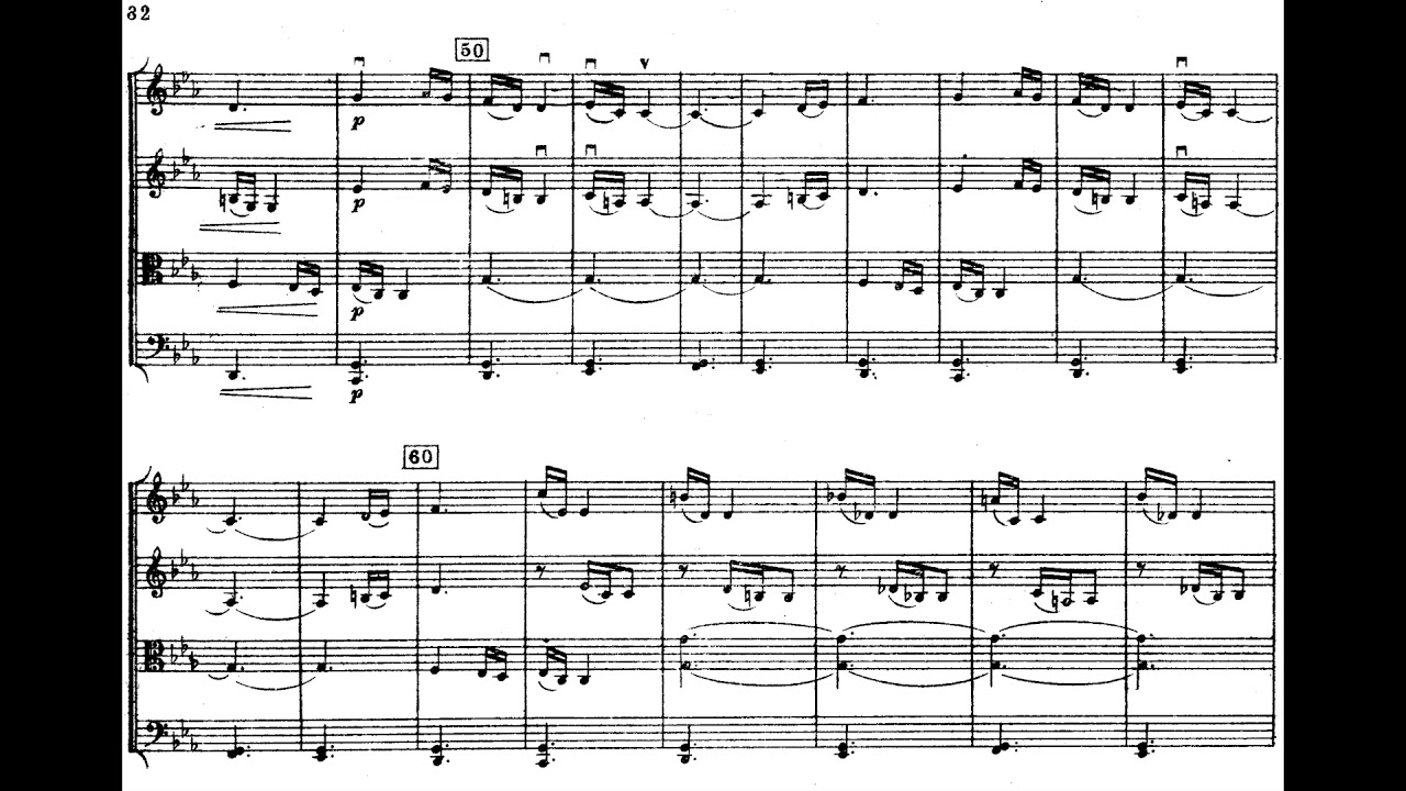 Sergei Rachmaninoff - String Quartet No. 2 (1896) [Score-Video]