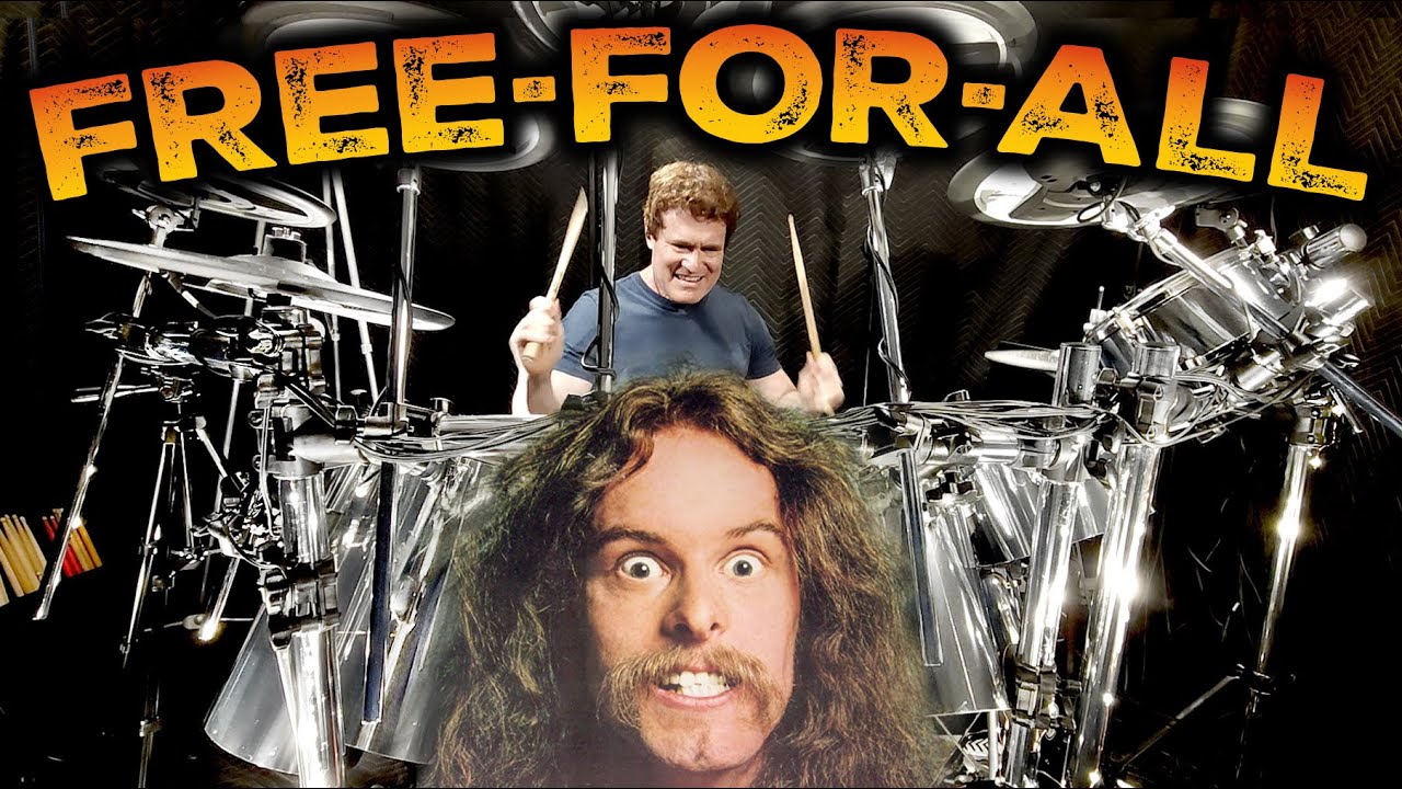 Ted Nugent – Free-For-All (Drum Cover)