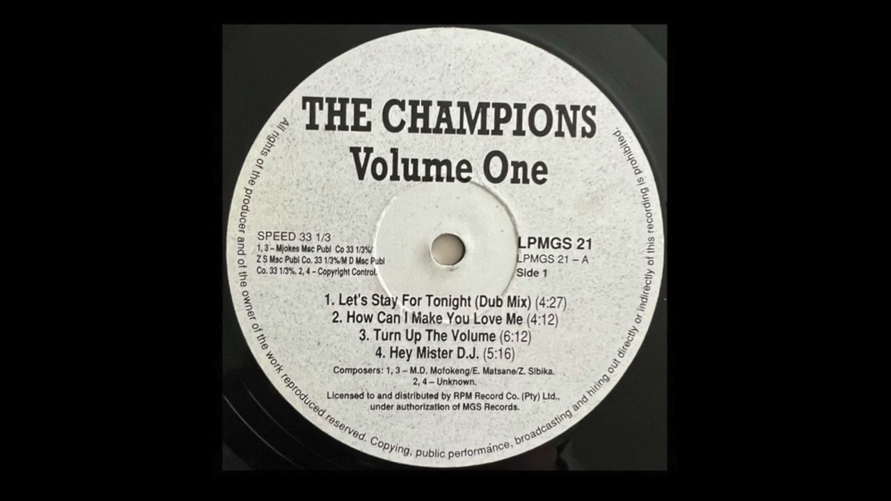 The Champions - Hey Mister D.J.
