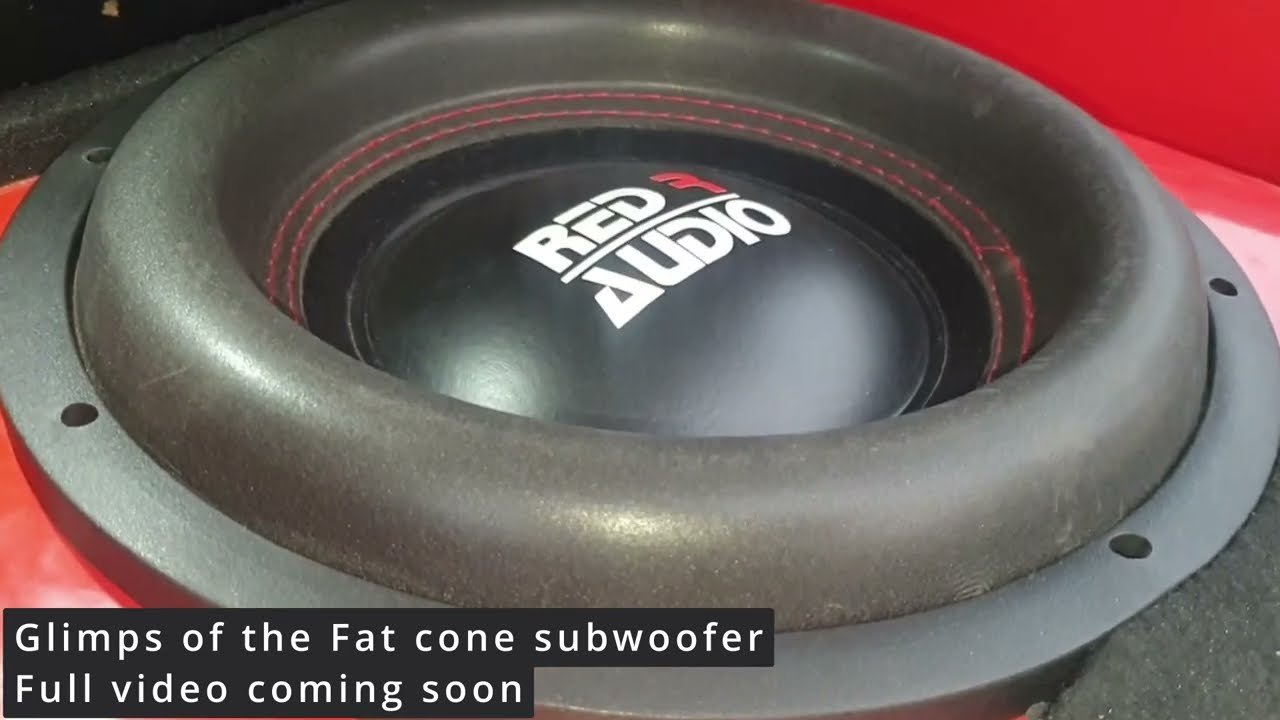 Red R audio 500w RMS subwoofer | 500w rms subwoofer for car and home audio | 500w rms woofer 12 inch
