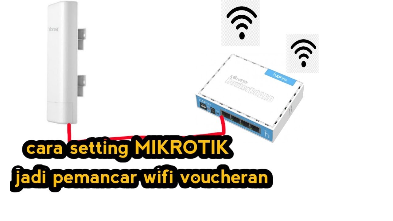 SETTING MIKROTIK SEBAGAI PEMANCAR WIFI VOUCHERAN LEWAT HP
