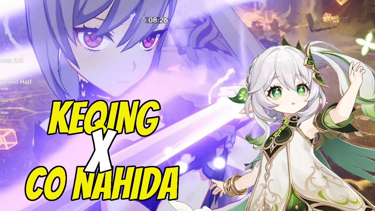 This is Keqing with C0 Nahida