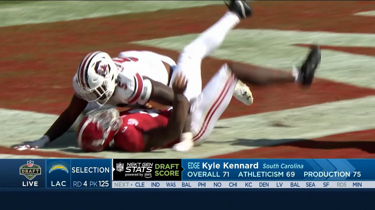 Chargers Select EDGE Kyle Kennard (Rd 4, Pick 125) | LA Chargers