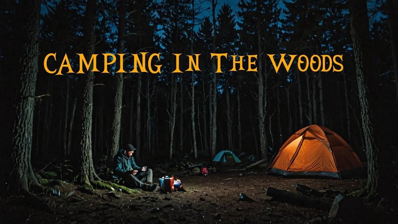 9 Scary True Camping In The Woods Horror Stories | With Rain Sounds