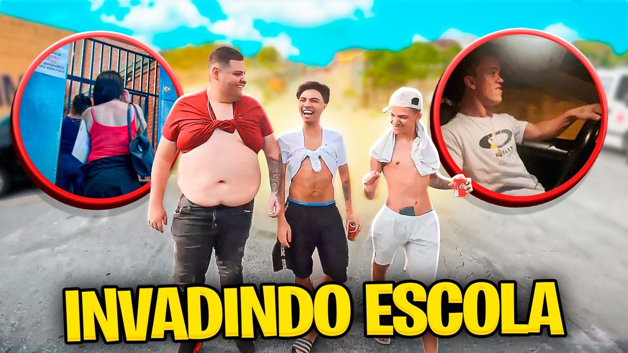 INV@DI UMA ESCOLA e UM ANÃO DIRIGIU MEU CARRO