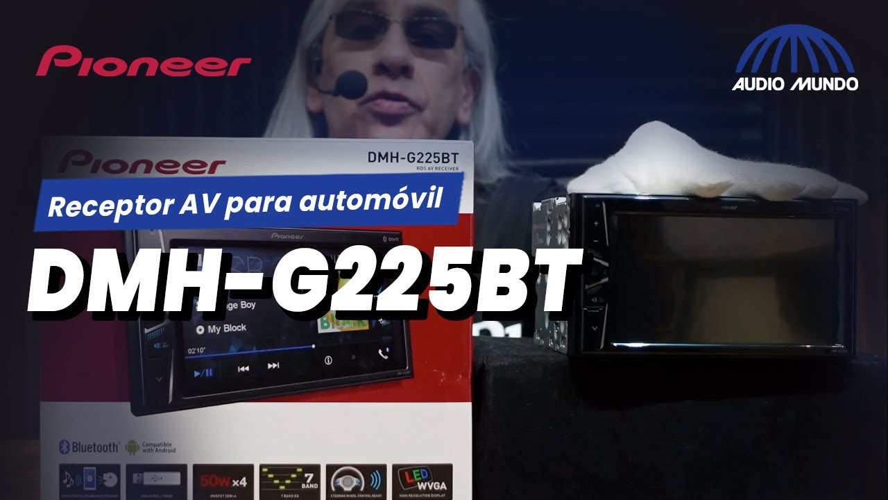 Receptor AV para automóvil marca Pioneer modelo DMH-G225BT