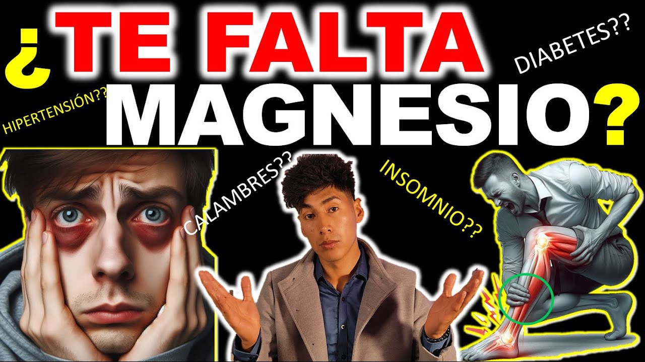 10 SÍNTOMAS DE FALTA DE MAGNESIO EN EL CUERPO | GuiaMed