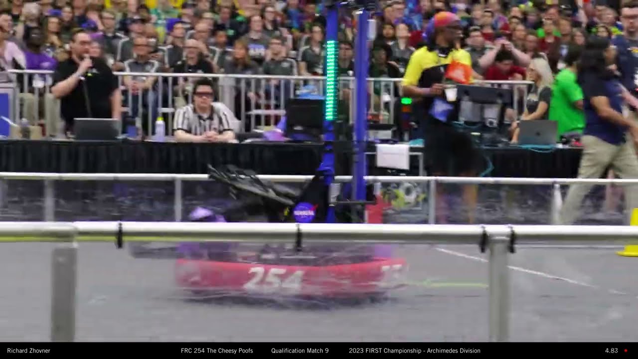 2023 ARCHIMEDES Q9  / FRC 254 THE CHEESY POOFS / CLEAN ROBOT VIDEO