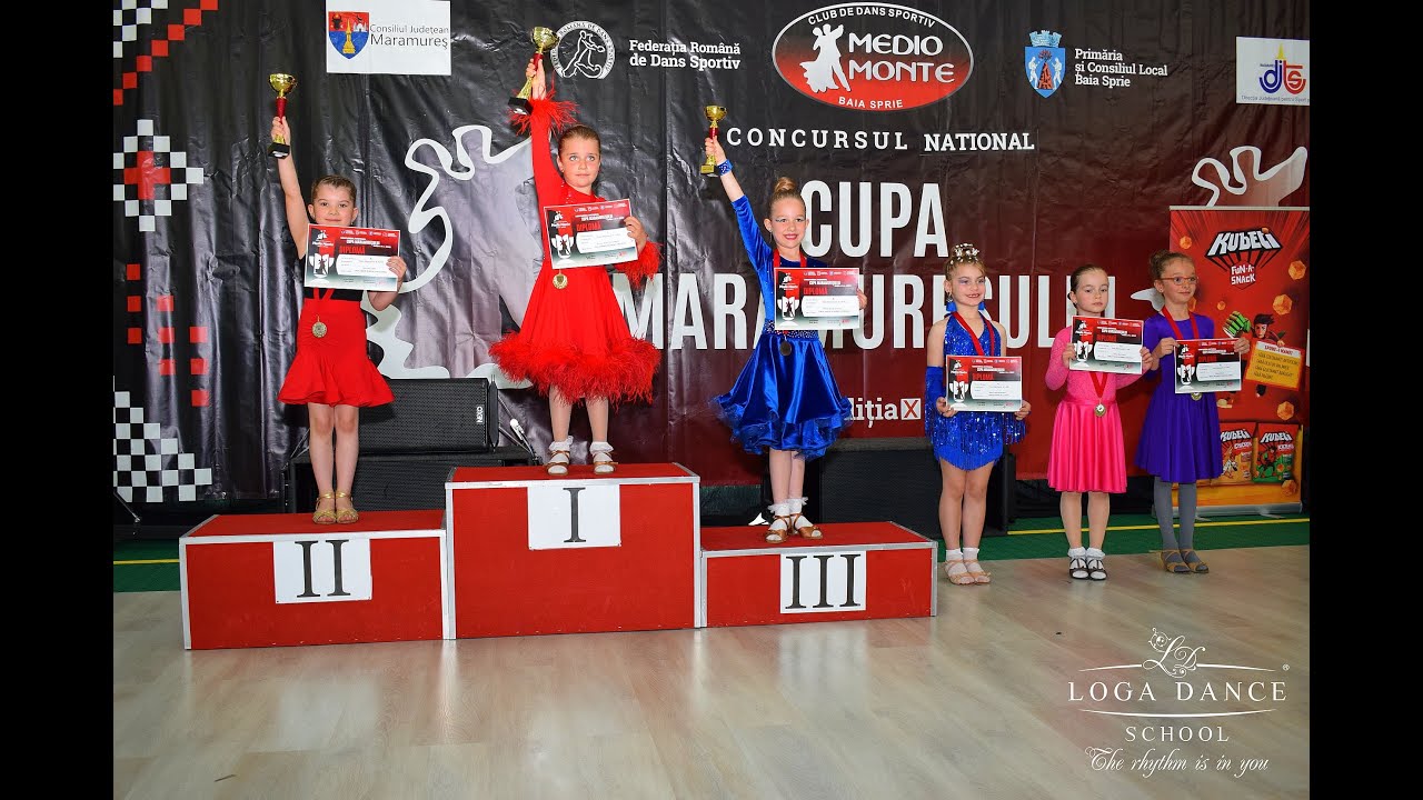 Loga Dance School la Cupa Maramuresului - Solo Fete (4-7 ani) - Ballroom Dancing