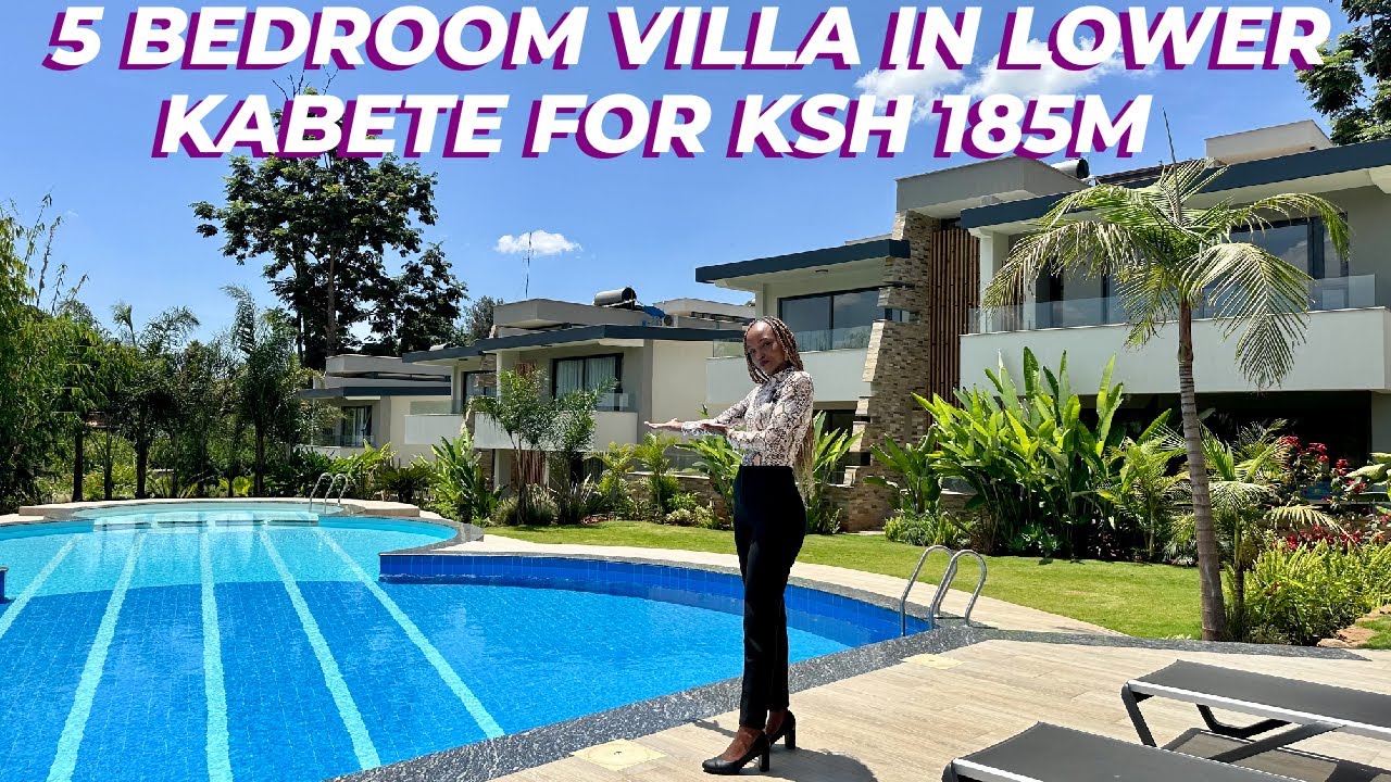 5 BEDROOM VILLA FOR SALE IN LOWER KABETE - KES 185M