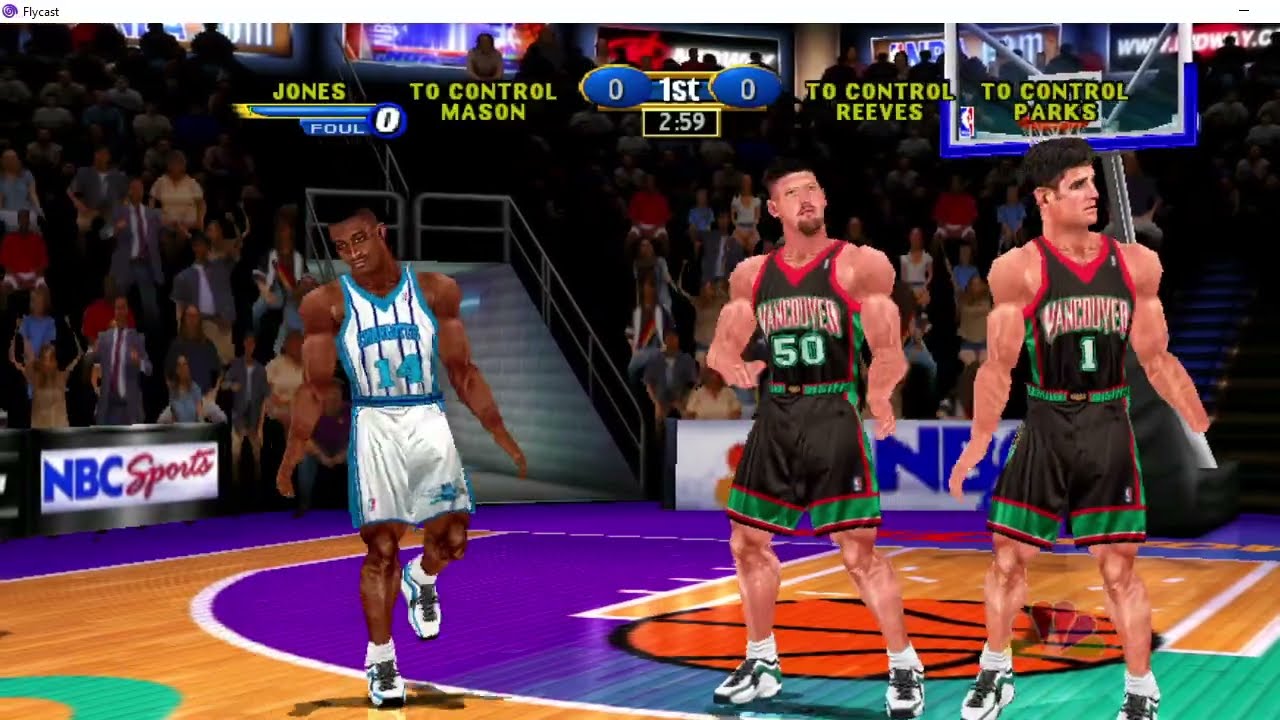 NBA Showtime- NBA ON NBC (Dreamcast )Gameplay