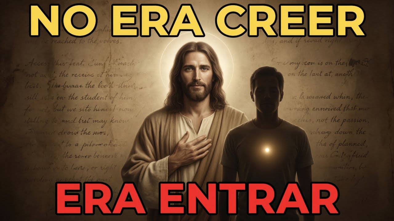 Jesús Nunca Enseñó a “Creer” — Enseñó a Entrar en un Estado Interior Medible
