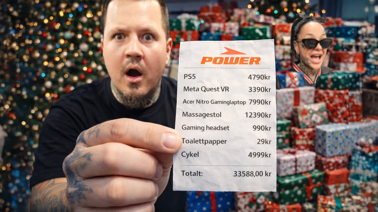 Vi köpte ALLT på Upphittade Kvitton & Spelade Julklappsspelet