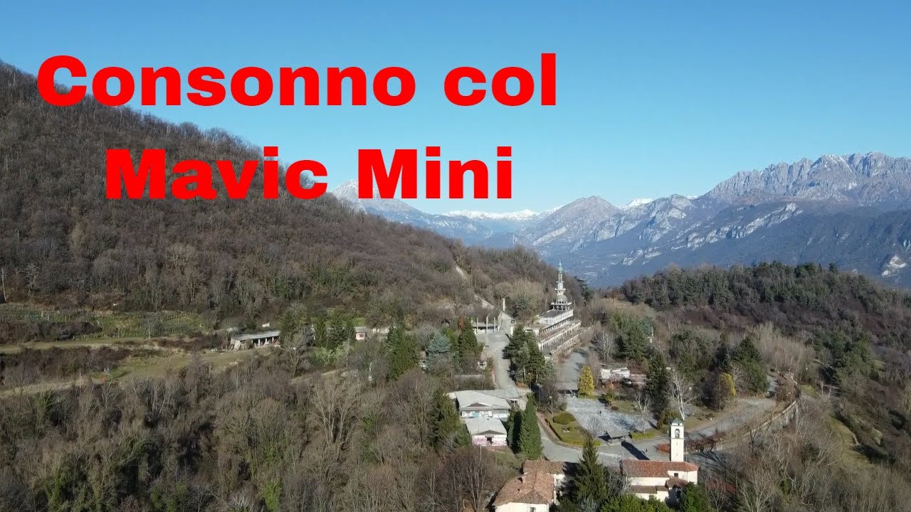 Con il Mavic Mini a Consonno