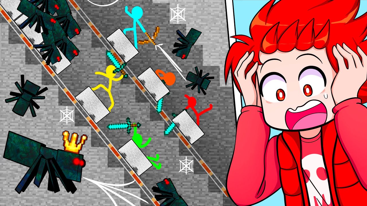 Squad reacts to Animation vs. Minecraft! | by Alan Becker