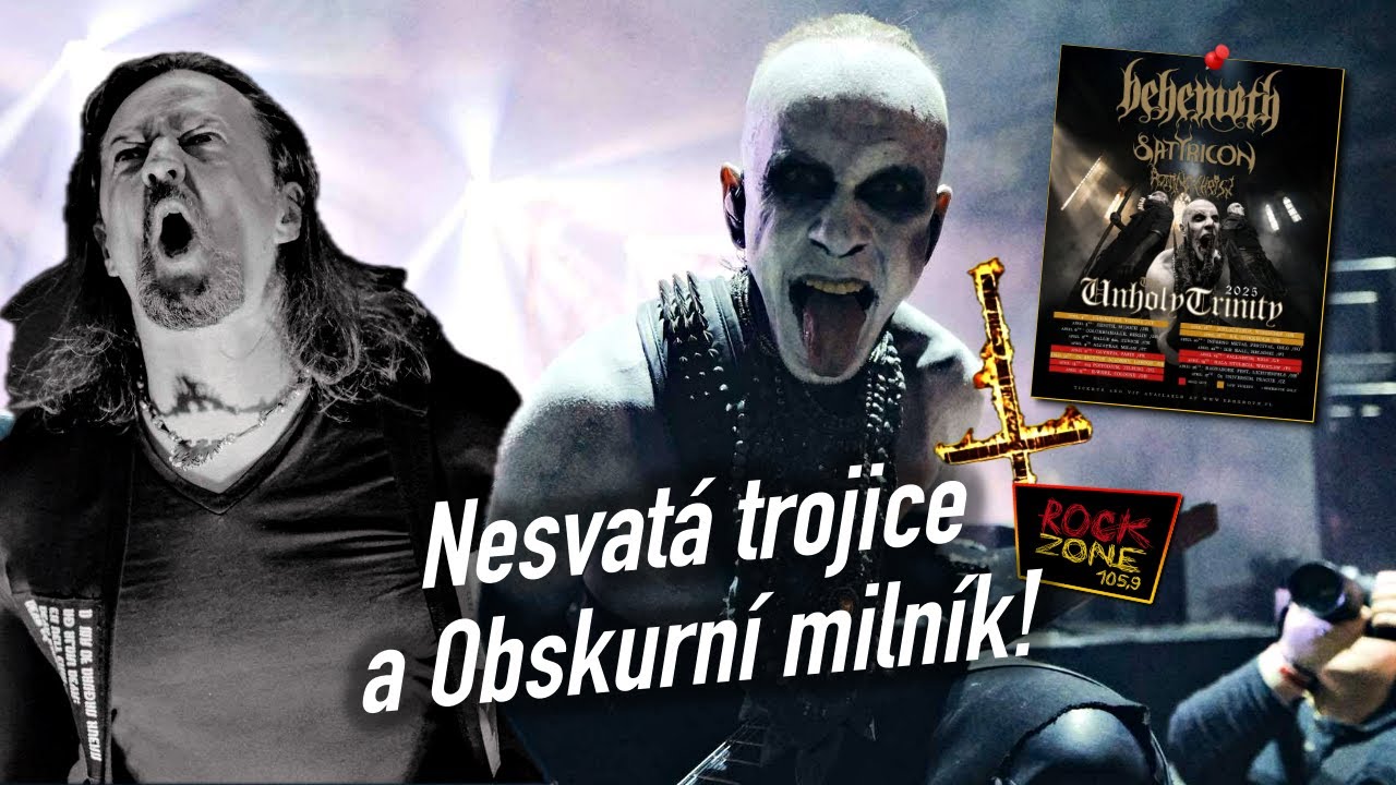Nesvatá trojice BEHEMOTH, SATYRICON a ROTTING CHRIST a jeden Obskurní milník!