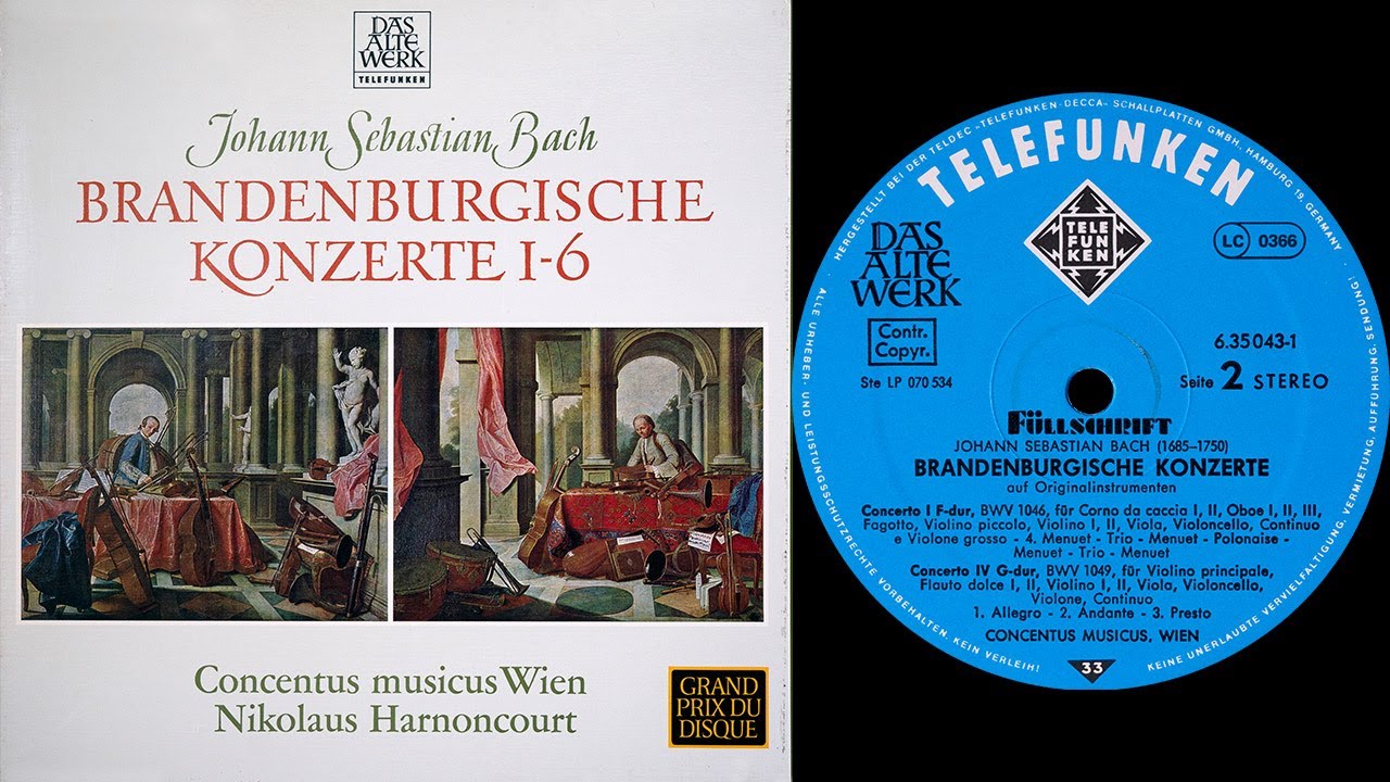 J.S.Bach - Brandenburg Concerto No.4 (Harnoncourt) (vinyl: Soundsmith, Graham Slee, CTC Classic 301)