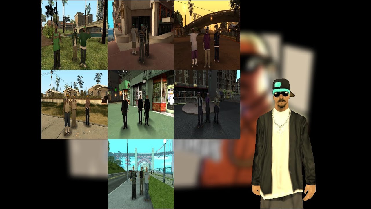 GTA San Andreas - How do gangs react to Big Poppa