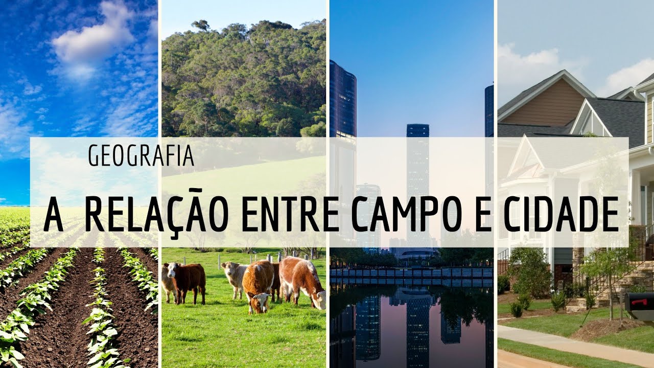 Geografia: a relação entre campo e cidade.