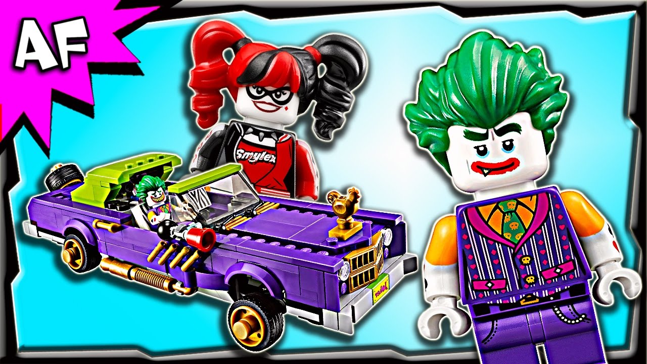 Lego Batman Movie JOKER NOTORIOUS LOWRIDER 70906 Speed Build