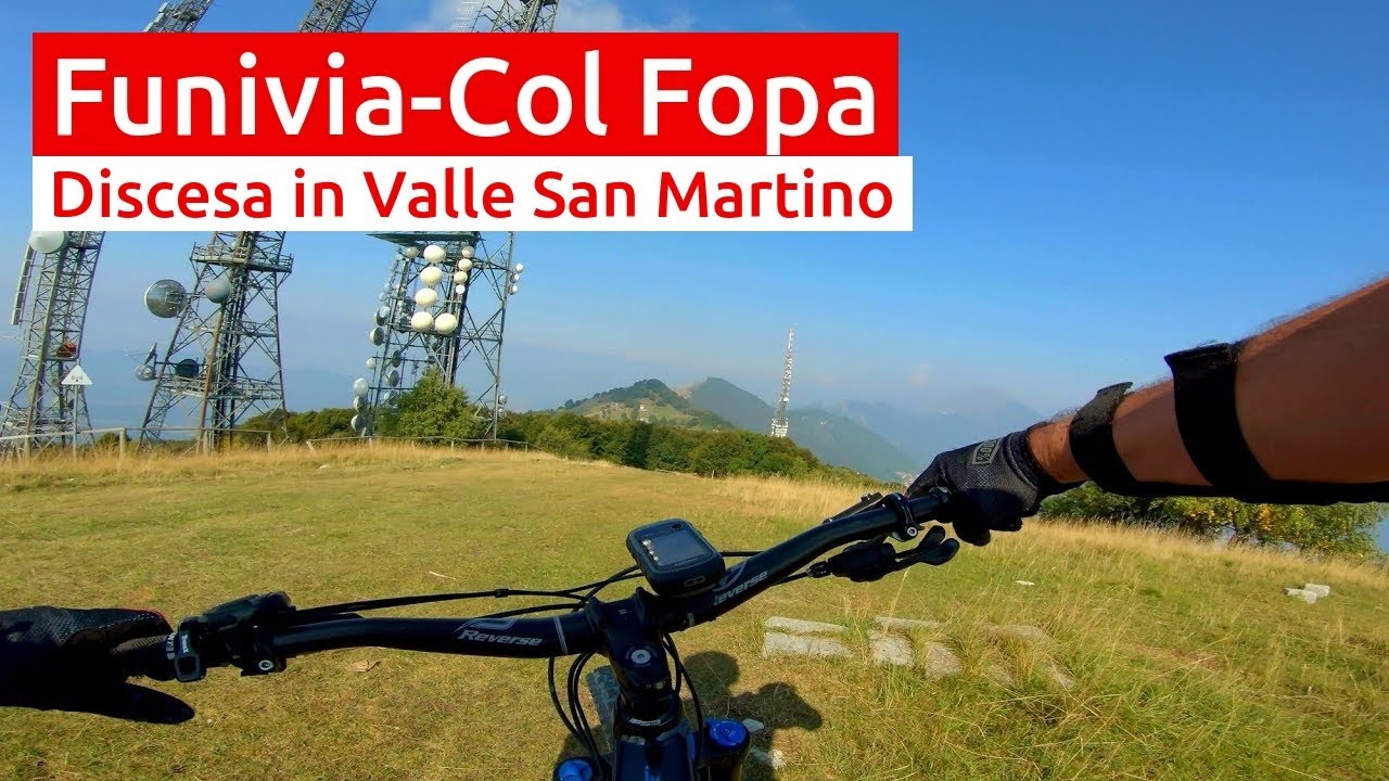 Valle San Martino: Antenne di Valcava, Funivia, Coldara, Col Fopa, Opreno, Burligo - MTB Bergamo
