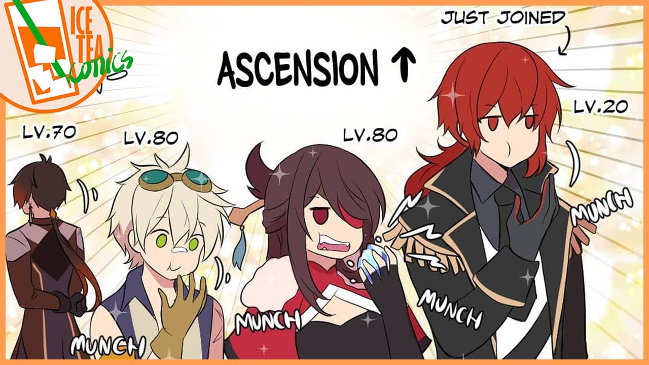 Consuming Ascension Materials - Genshin Impact Comic Dub | IceTeaComics
