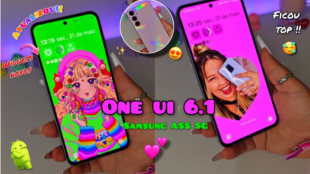 TUDO SOBRE A ONE UI 6.1 NO A55 5G | principais novidades