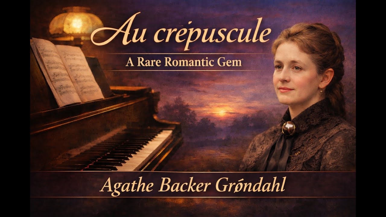 Agathe Backer Grøndahl Op. 66, No. 5 - Piano Tutorial & Sheet Music
