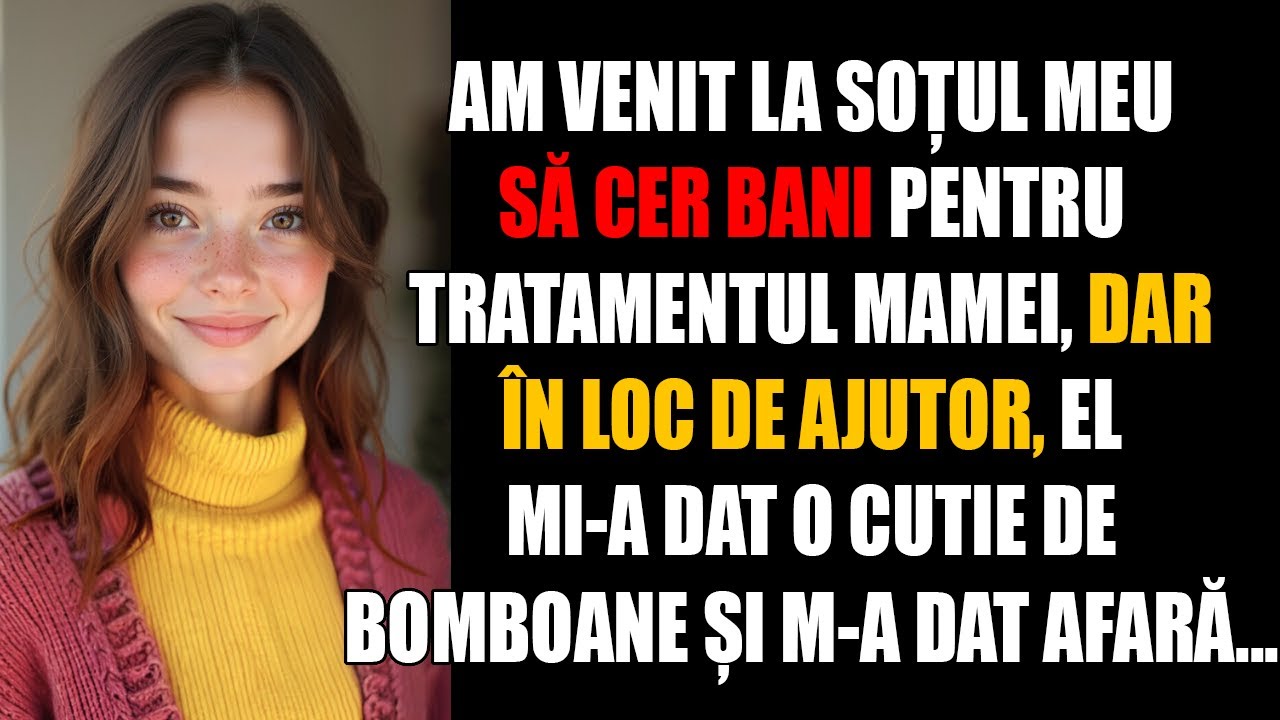 Am venit la soțul meu să cer bani pentru tratamentul mamei, dar în loc de ajutor,el mi-a dat o cutie