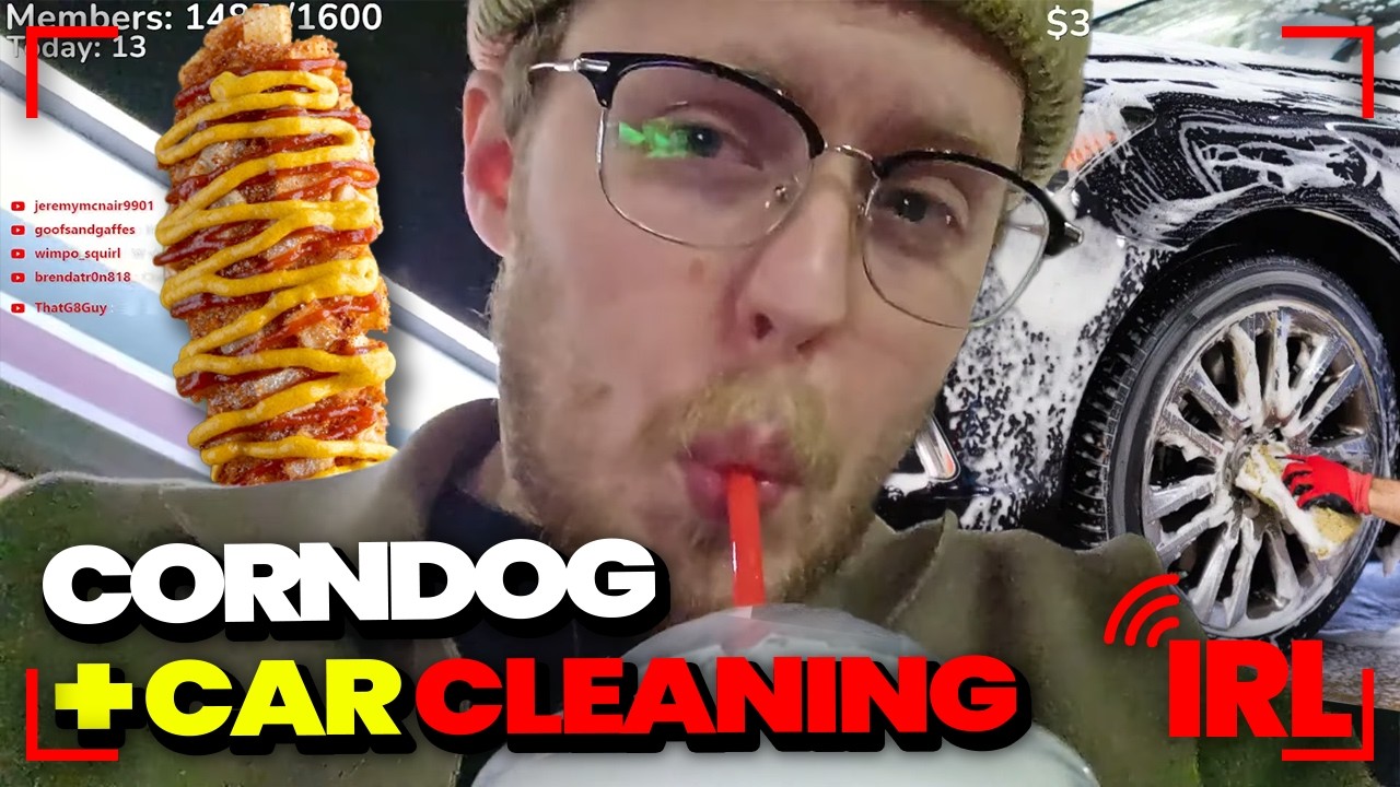 Korean CornDog + Car Cleaning + Side Missions