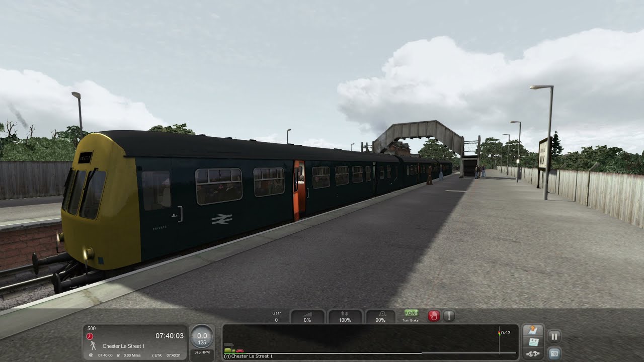 Blue Monday CS - East Coast Mainline - Class 101 BR Blue - Train Simulator 2021