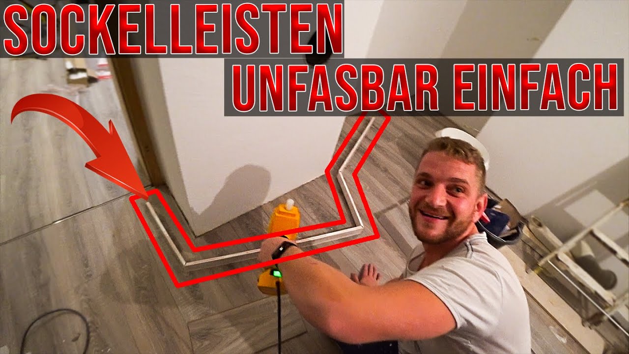 SOCKELLEISTEN anbringen/verkleben wie ein PROFI mit Döllken ( Anleitung )