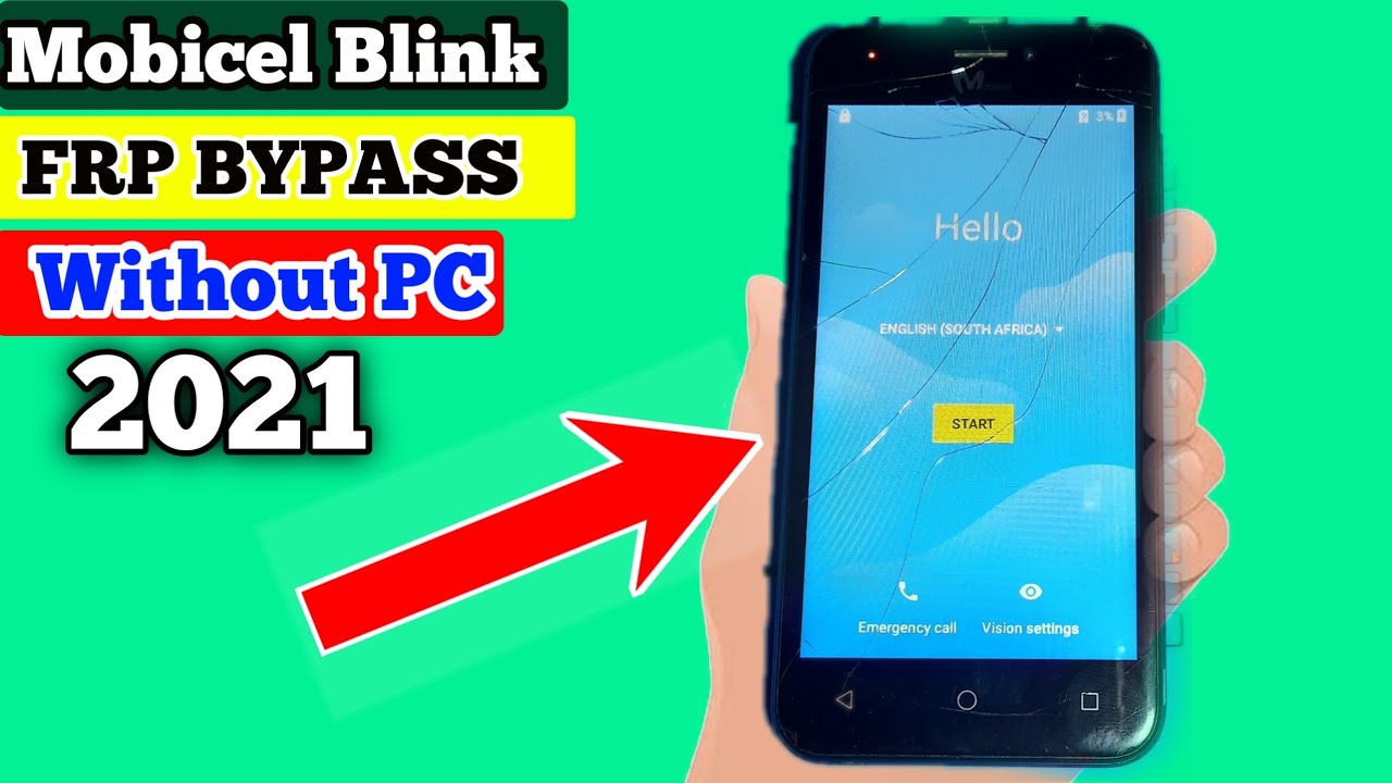 Mobicel Blink 8.0.1 FRP Bypass Google Account without PC remove Google Blink without PC %100