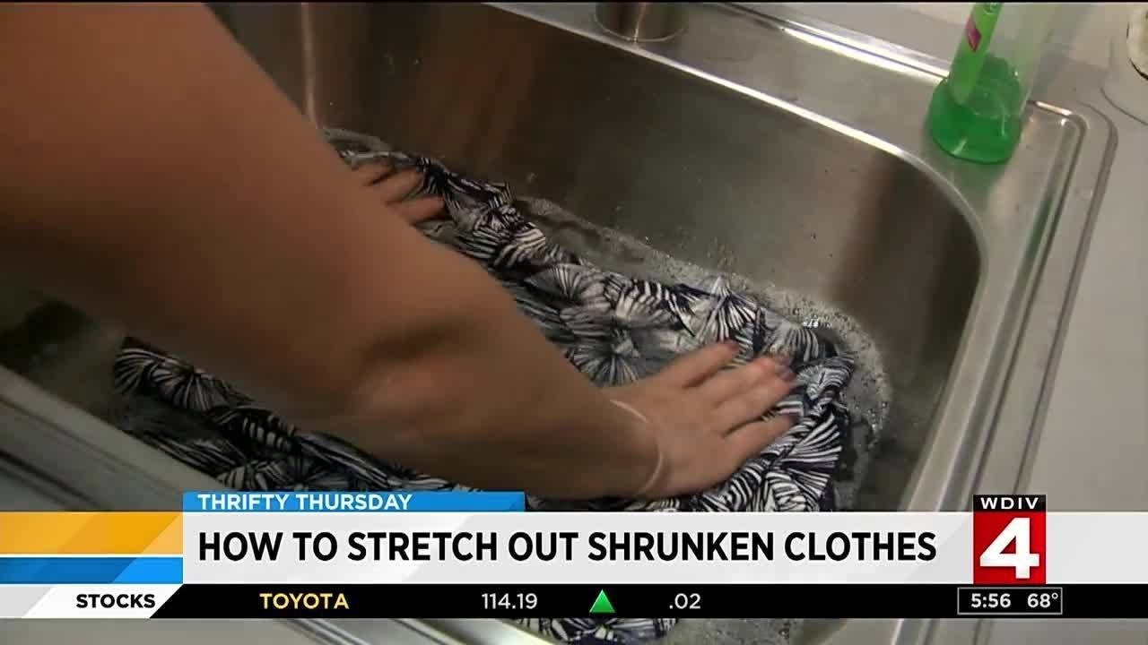 Thrifty Thursday: How to stretch out shrunken clothes