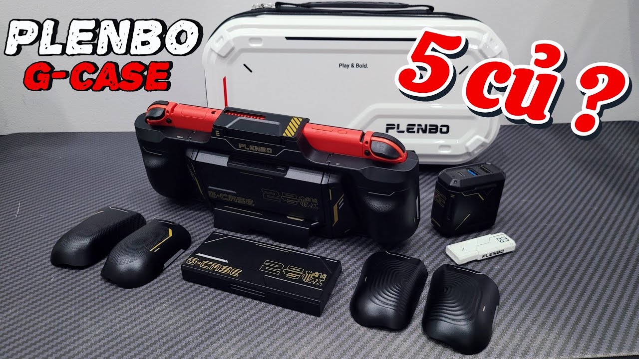 Bộ Phụ Kiện PLENBO G-CASE Này Có GIÁ 5 CỦ KHOAI? Xịn Sò Nhất Dành Cho Nintendo Switch Oled