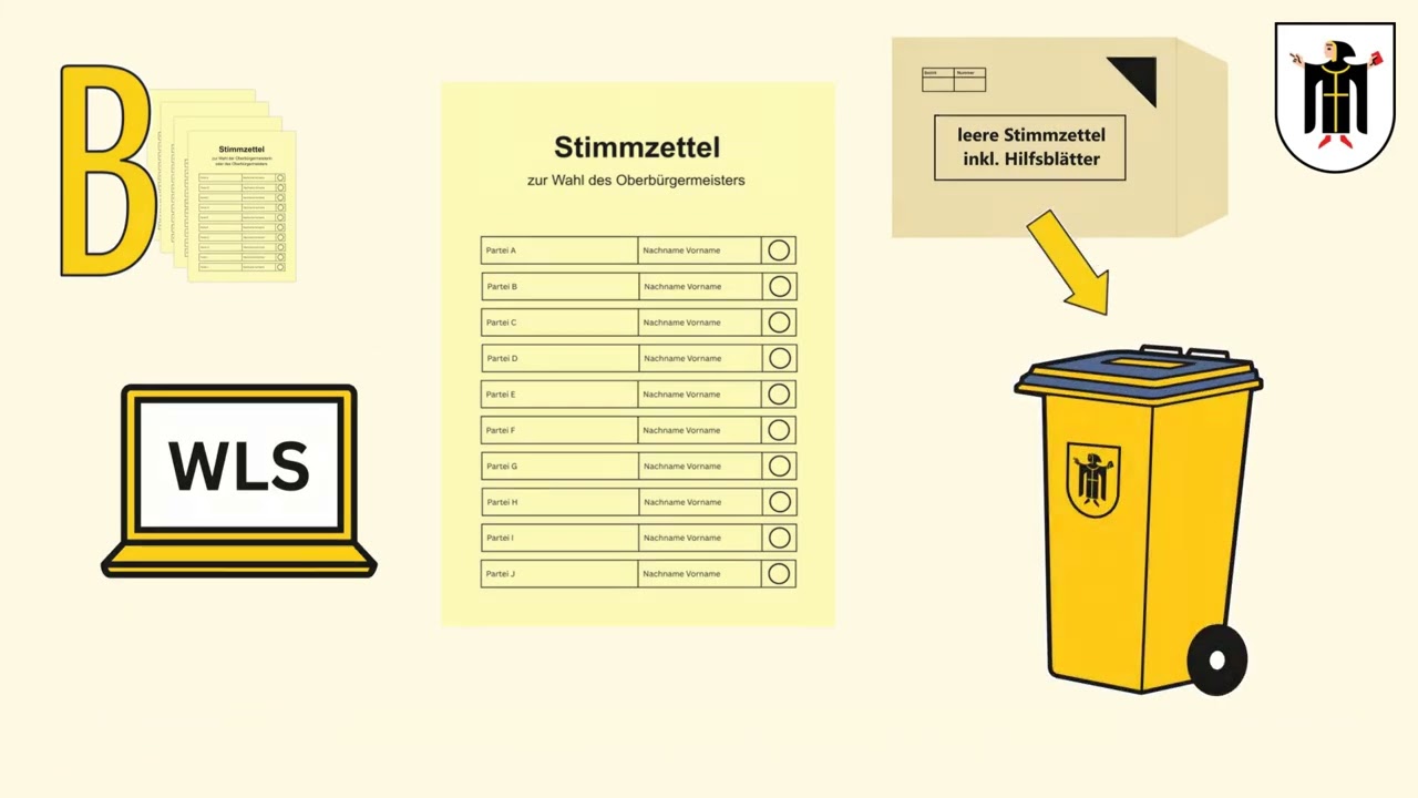 Kommunalwahlen: Ergebnisermittlung im Wahlraum &ndash; Ausz&auml;hlung der Oberb&uuml;rgermeister-Wahl
