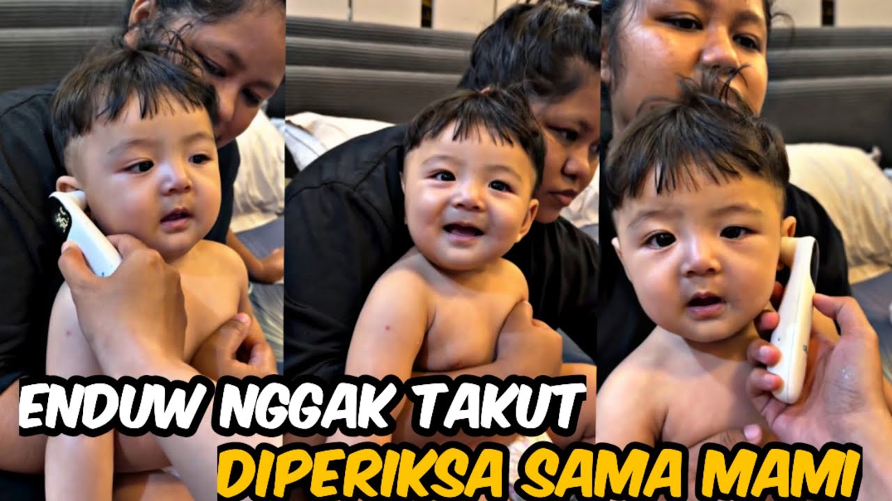 BUKANNYA TAKUT‼️ENDUW MALAH SENYUM DIPERIKSA SAMA MAMI 