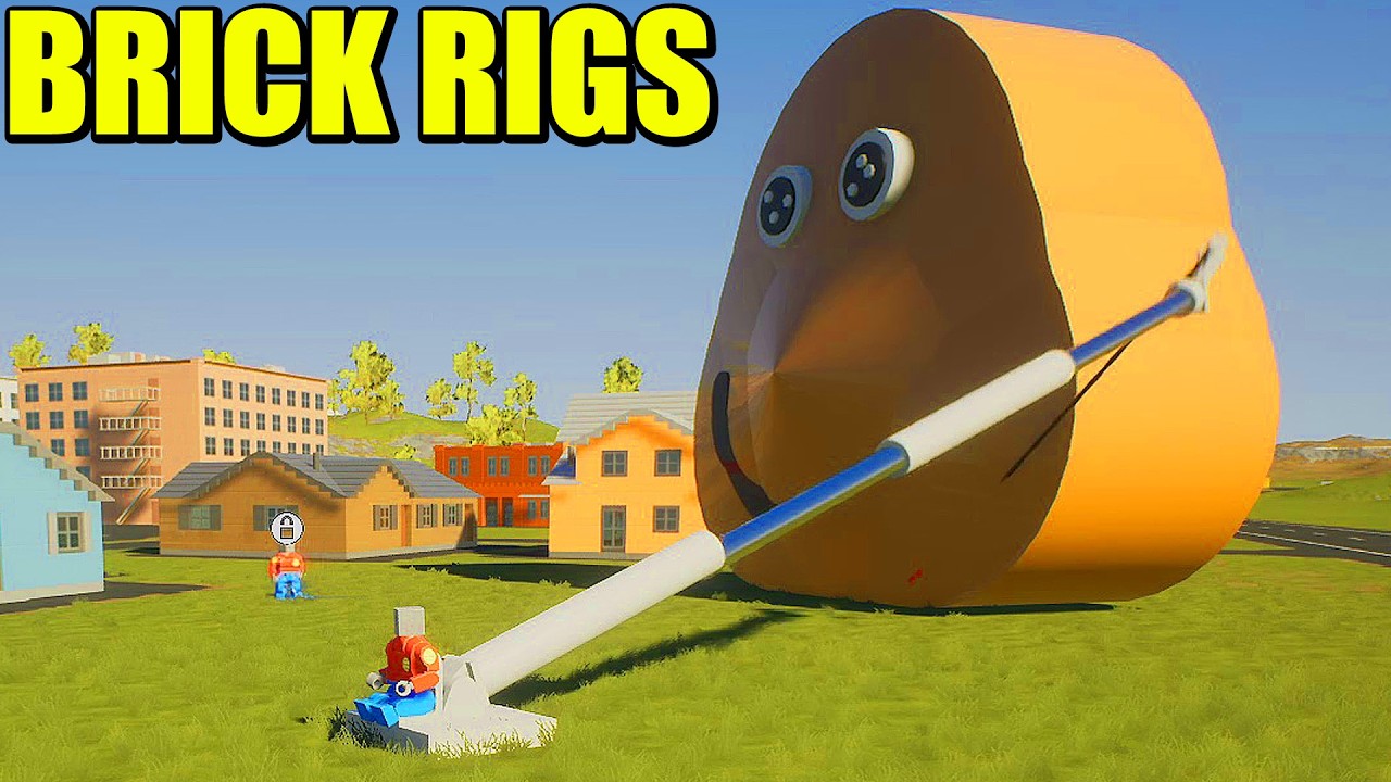 BRICK RIGS - PROBANDO LA CATAPULTA MÁS PODEROSA DEL MUNDO | Gameplay Español