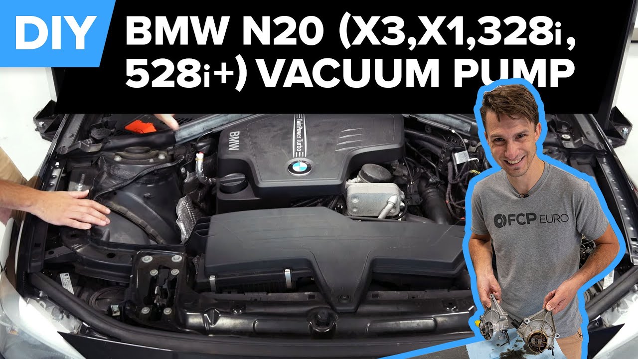 Замена вакуумного насоса и соленоида наддува BMW N20 своими руками (X3, X1, Z4, 328i, 528i, 320i ...