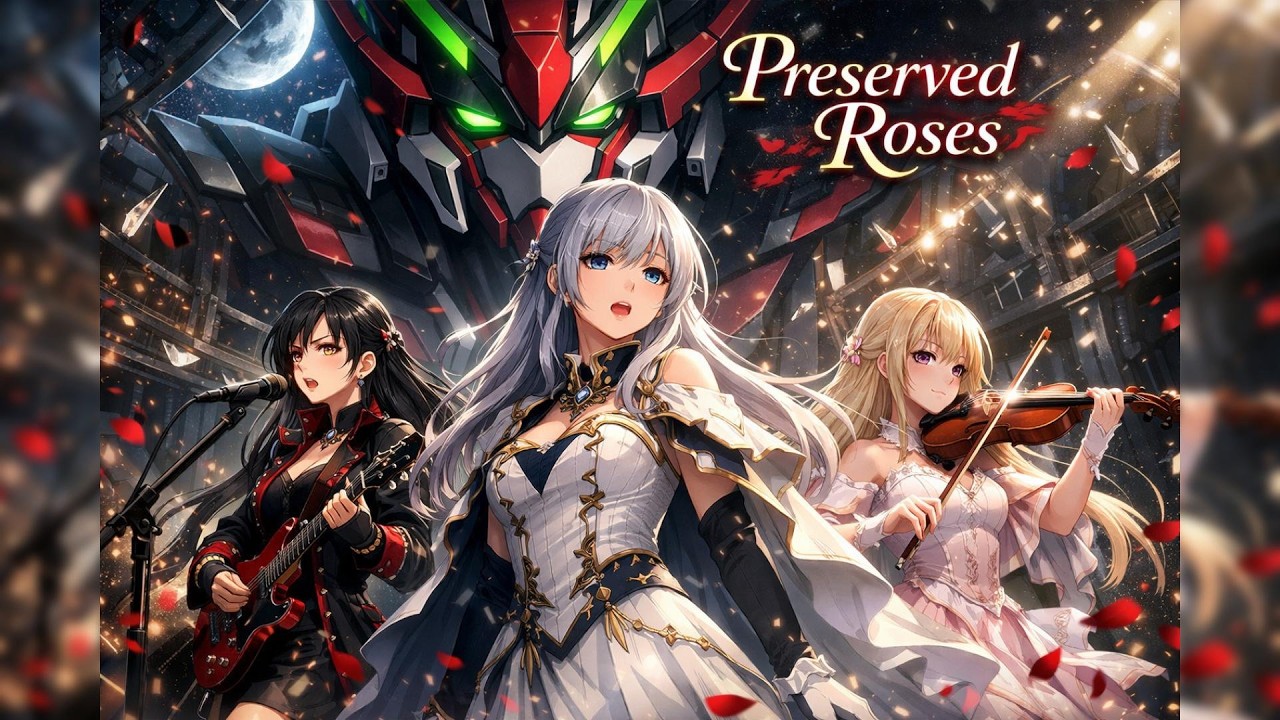 【革命機ヴァルヴレイヴ OP】Preserved Roses / T.M.Revolution × 水樹奈々 – Symphonic Metal Cover | MIRAGE PHANTOM