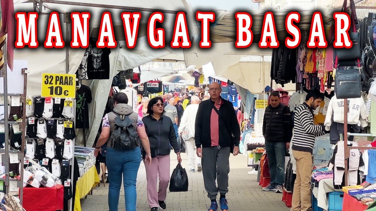 Der MONTAGS Basar in Manavgat 4K SIDE Türkei im Winter 🥰🇹🇷 #Antalya #manavgat #bazaar #sideturkey