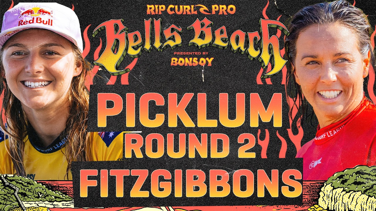 Molly Picklum vs Sally Fitzgibbons | Rip Curl Pro Bells Beach presented by Bonsoy 2026 - Round 2