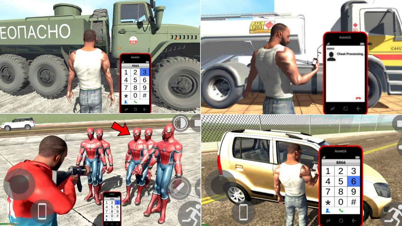 NEW UPDATE ALL CHEAT CODES in Indian Bike Driving 3D | SPIDERMAN & IRONMAN CHEAT CODE 