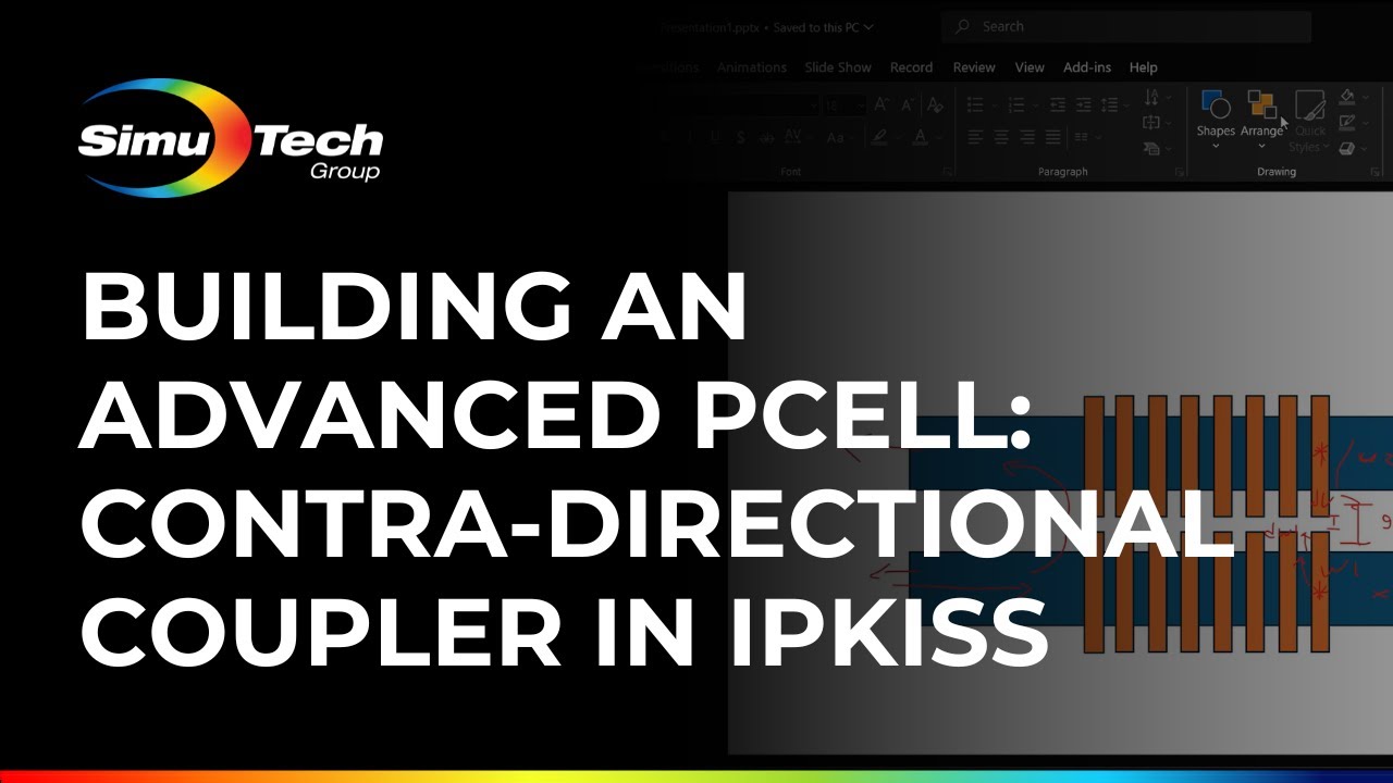 Building an Advanced PCell: Contra-Directional Coupler in IPKISS