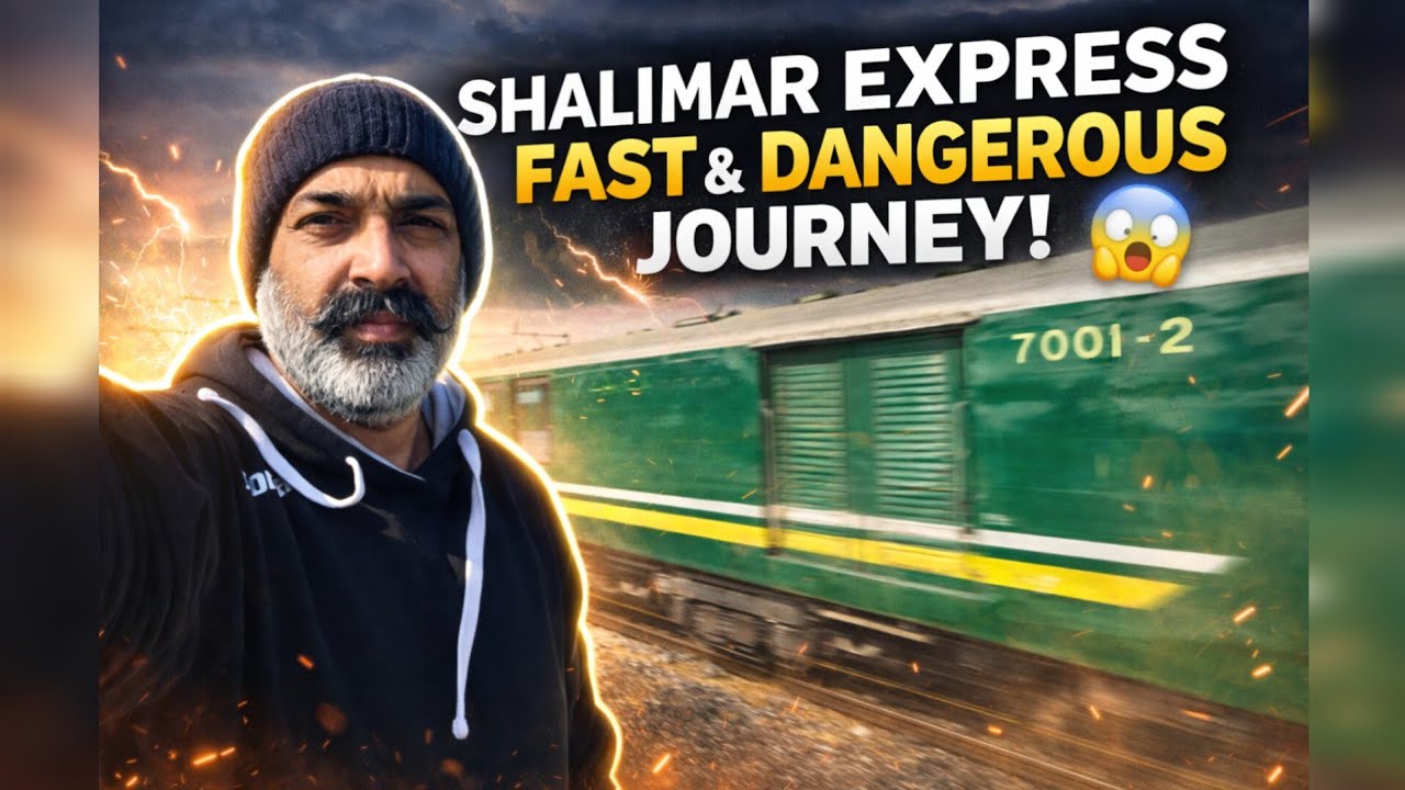 🔥 Dangerous Hot Axle on Shalimar Express | Fast Journey Turns Risky!