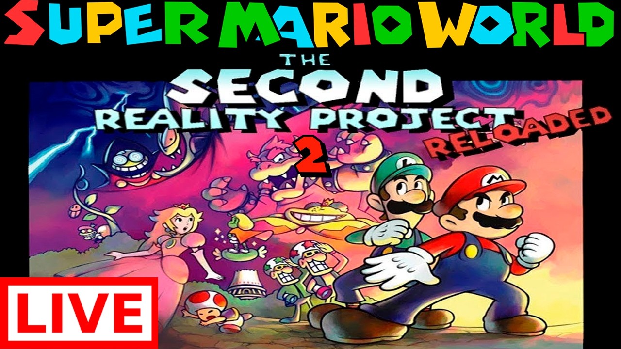 🔴Super Mario World: The Second Reality Project 2 100% [ AO VIVO ]