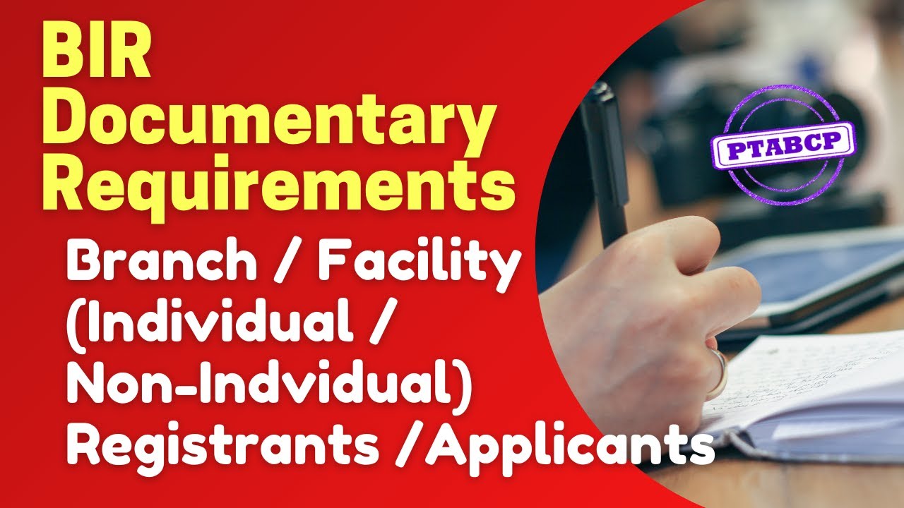 BIR Documentary Requirements for Branch or Facility | 𝗣𝗧𝗔𝗕𝗖𝗣 𝗕𝘂𝘀𝗶𝗻𝗲𝘀𝘀 𝗖𝗼𝗮𝗰𝗵𝗶𝗻𝗴